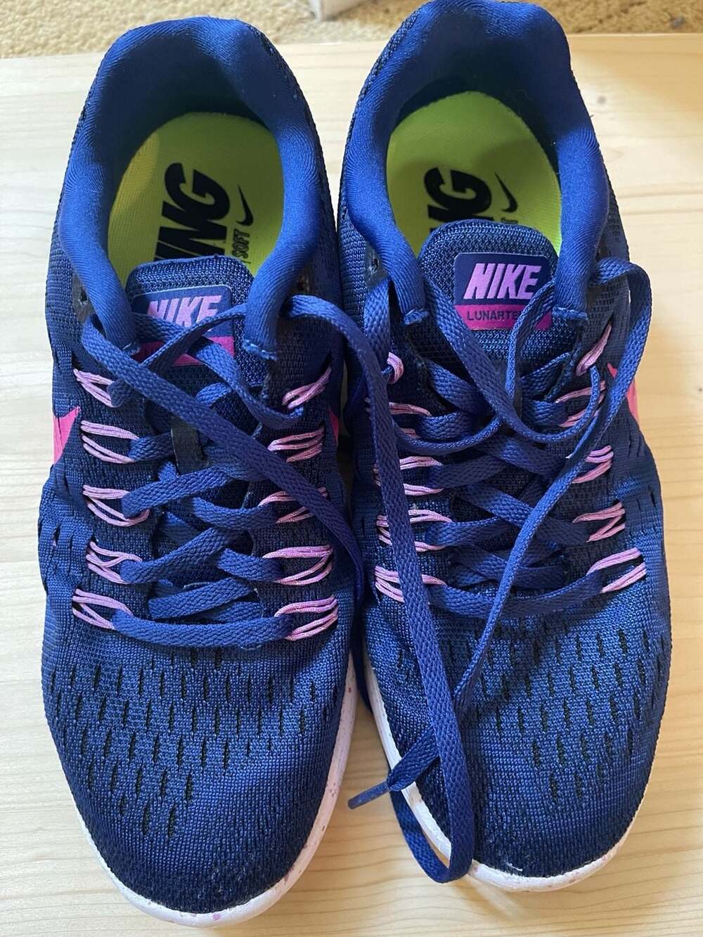 Nike LunarTempo Women's Running Shoes Blue Pink 705462-405 Size 8